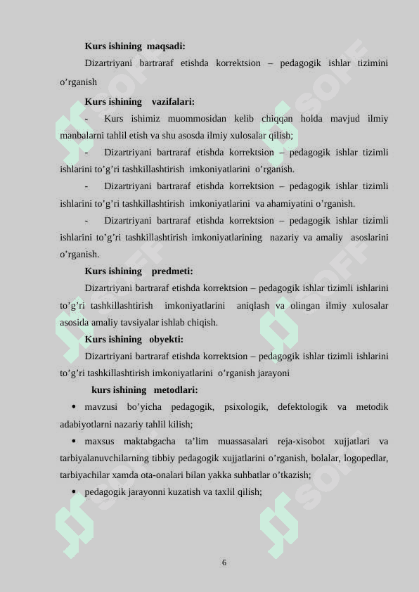 DIZARTRIYANI BARTRARAF ETISHDA KORREKTSION – PEDAGOGIK ISHLAR TIZIMI 5