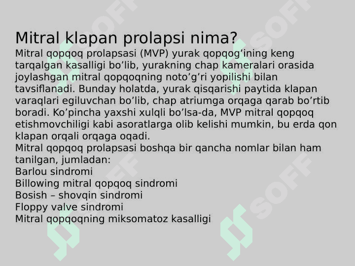 MITRAL KLAPAN PROLAPSI 3