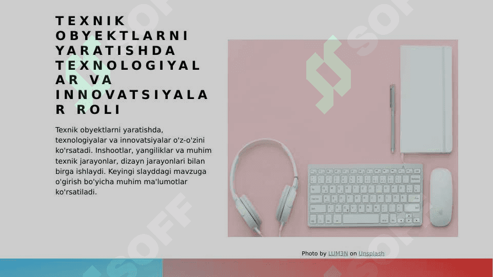 Texnikaviy obyektni loyihalash 4
