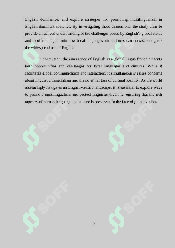 Analyzing how English has become a global lingua france 5