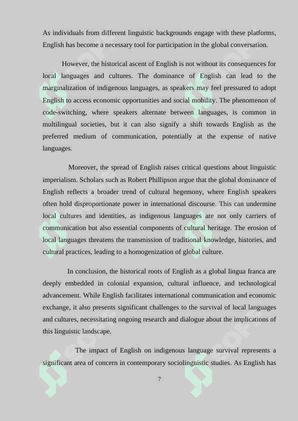 Analyzing how English has become a global lingua france 7