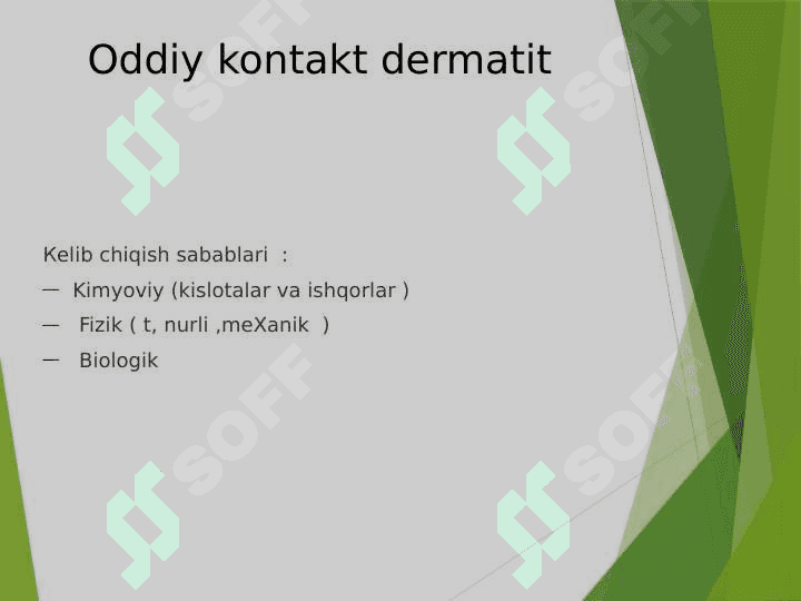 Dermatitlar, allergik dermatit,ekzema 3