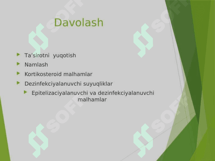 Dermatitlar, allergik dermatit,ekzema 7
