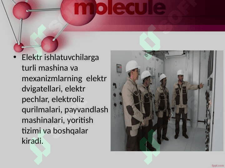 Sanoat korxonalari elektr ta’minoti. 4