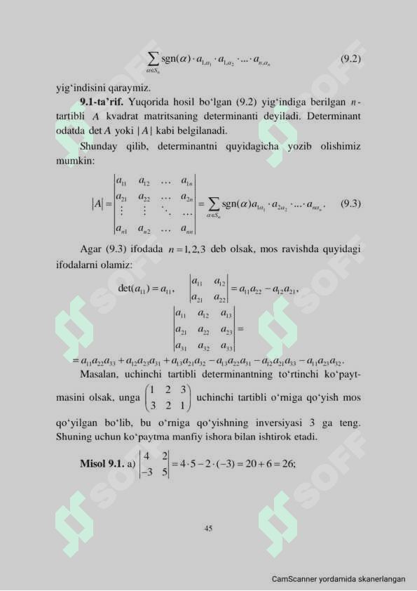 Determinant 2