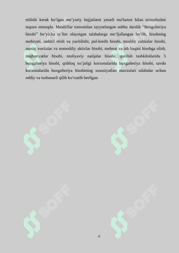 BUXGALTER KASBIGA QO’YILADIGAN TALABLAR 4