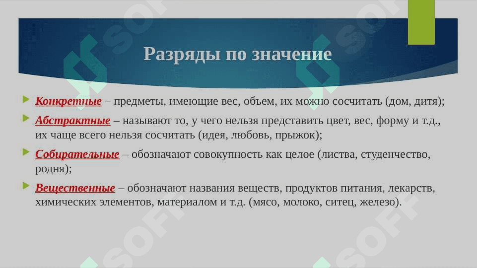 Имя существительное 4