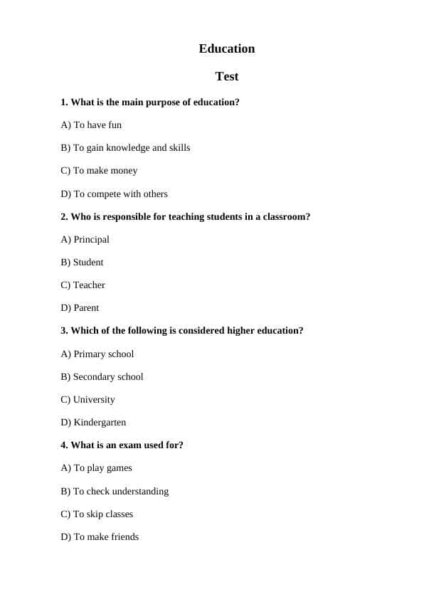 Education