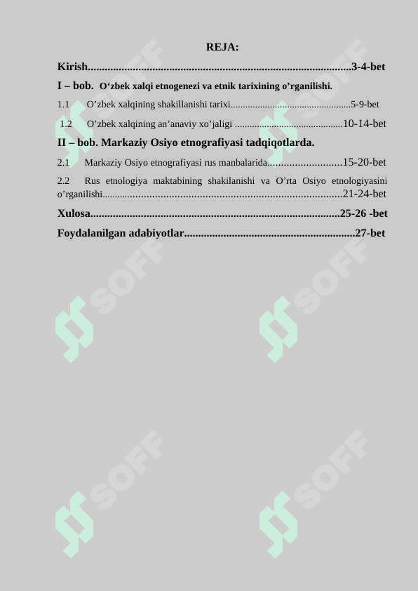 SOVETLAR DAVRIDA O‘ZBEKISTONDA ETNOGRAFIYAGA OID TADQIQOTLAR 2