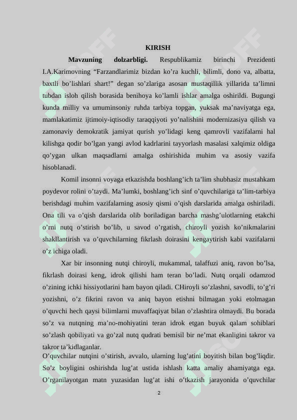 Ona tili darslarida lug`at ustida ishlashning ahamiyati 2