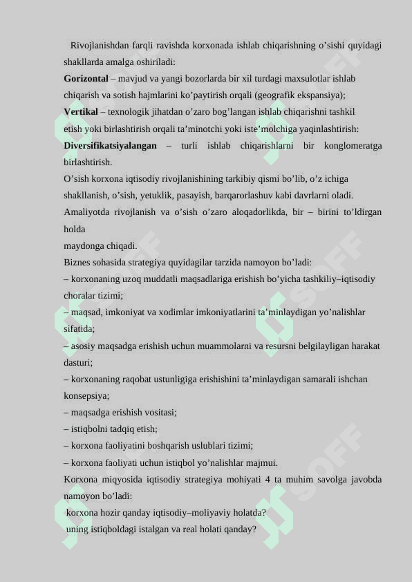 Korxona(firma) faoliyatini tartibga solish va boshqarish. Korxona davlatning tartibga soluvchi ob’ekti sifatida. 5