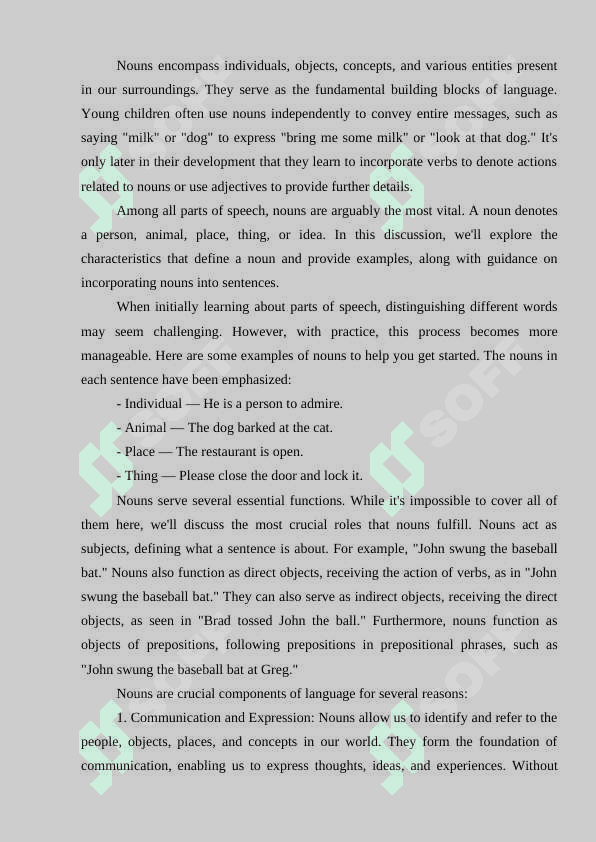 THE NOUN AND IT`S GRAMMATICAL CATEGORIES 5