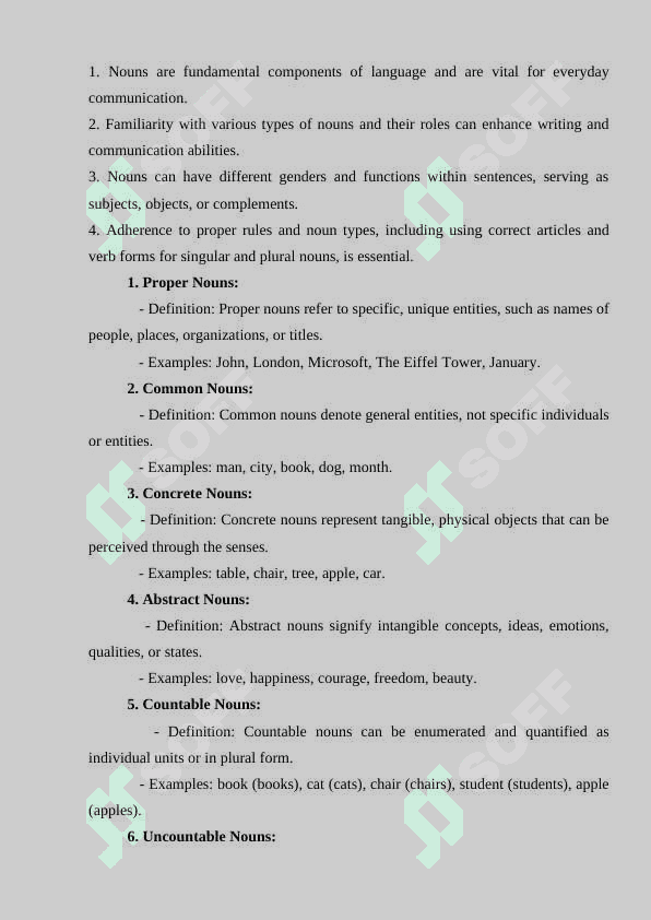 THE NOUN AND IT`S GRAMMATICAL CATEGORIES 8