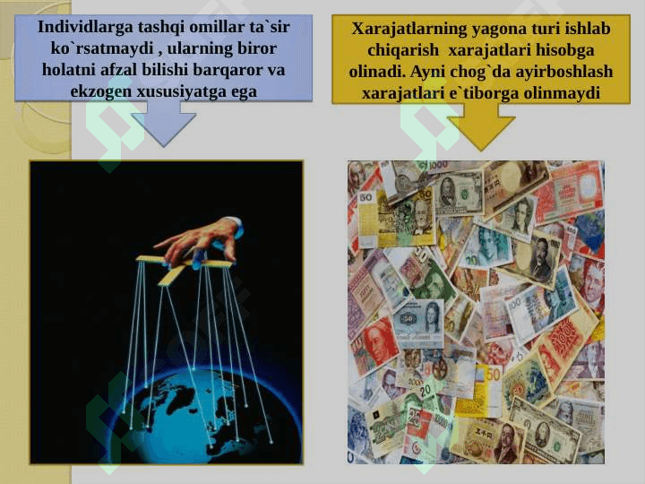 “Institutsional iqtisodiyot” mazmuni va tamoyillari 6