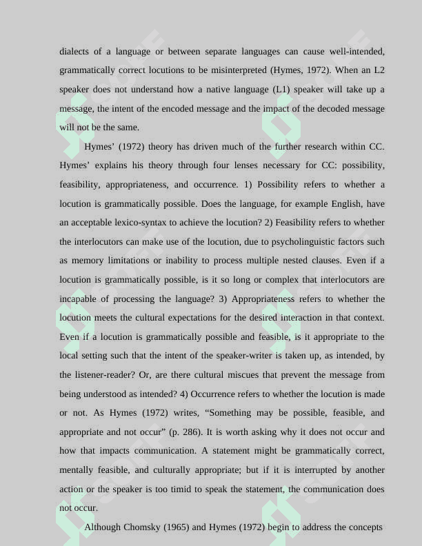 COMMUNICATIVE COMPETENCE AND ITS COMPONENTS 5