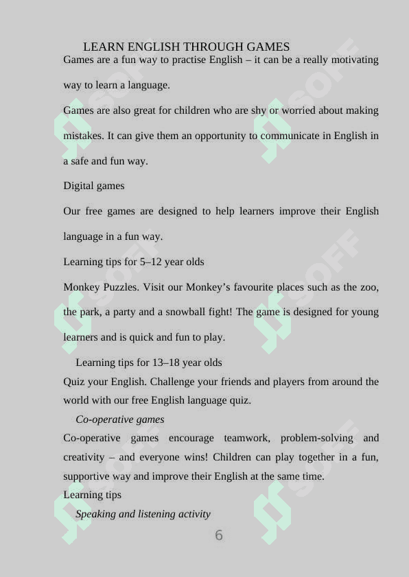 TEACHING GRAMMAR WITH GAMES IN THE EFL CLASSROOM 6