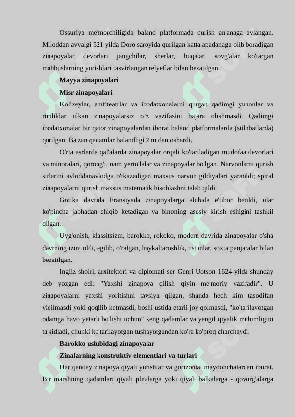 Zinalar va liftlar 3