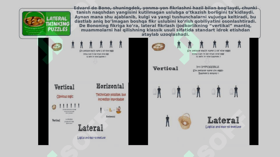 “LATERIAL FIKRLASH (LATERAL THINKING)”. 5