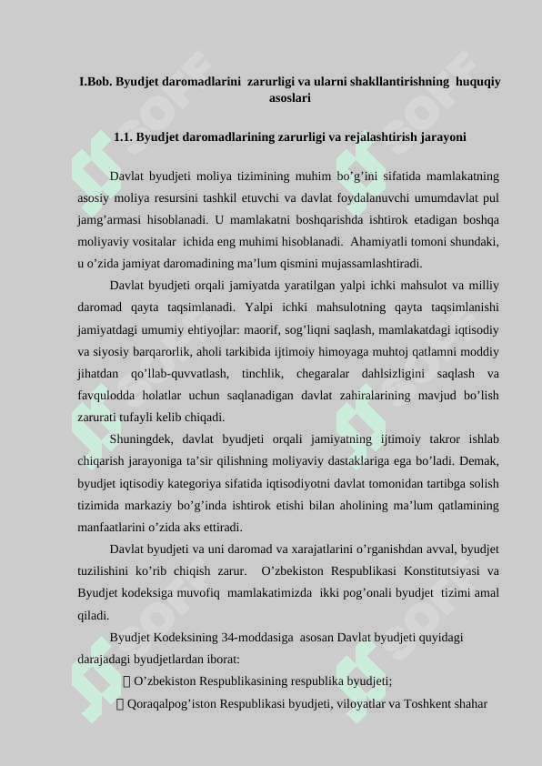 O’zbekiston respublikasi davlat byudjeti daromadlari tahlili 5