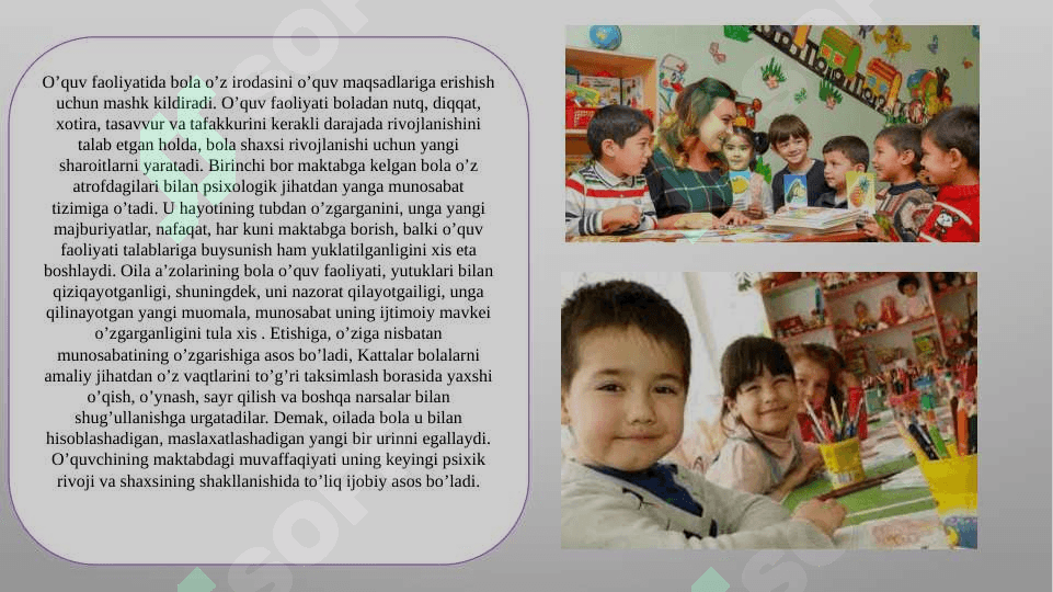 Maktabgacha yosh davrida psixik rivojlanish xususiyatlari 2