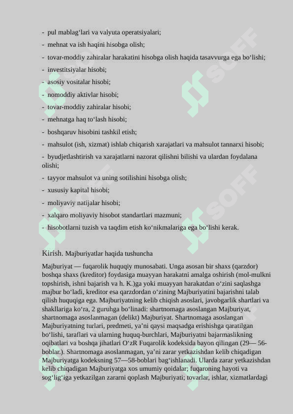 Uzoq va qisqa muddatli majburiyatlar hisobi 3