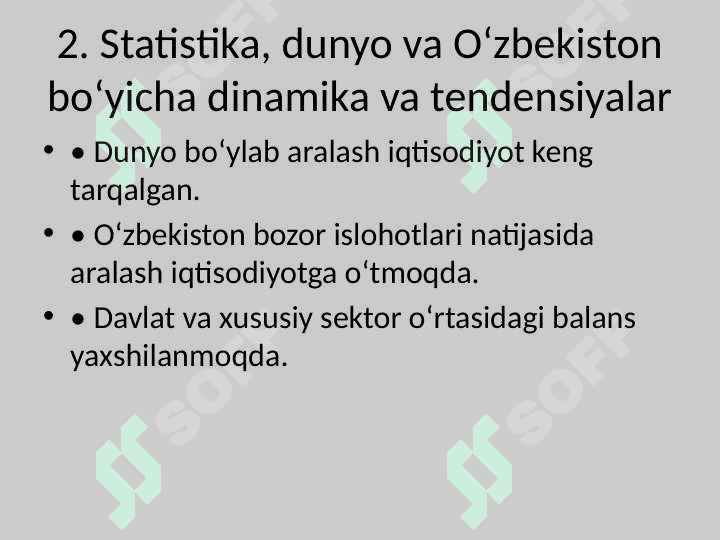 Aralash iqtisodiyot 3