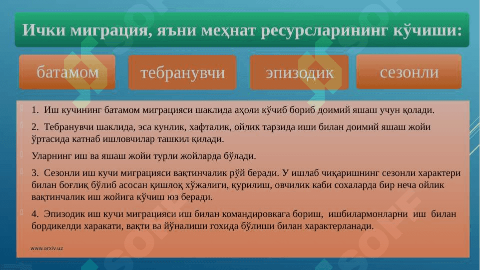 Ишсизлик тўғрисидаги турли хил назариялар 6