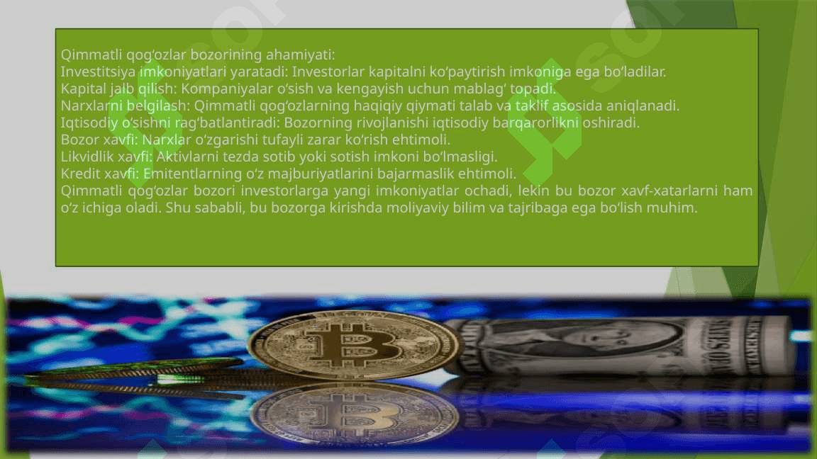 Bazisli qimmatli qog'ozlar 5