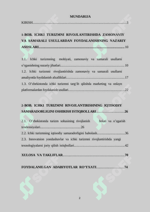 ICHKI TURIZMNI TARG’IB QILISHNING ZAMONAVIY VA SAMARALI USULLARI 2