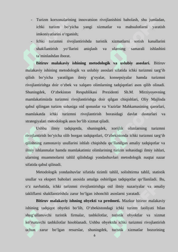 ICHKI TURIZMNI TARG’IB QILISHNING ZAMONAVIY VA SAMARALI USULLARI 6