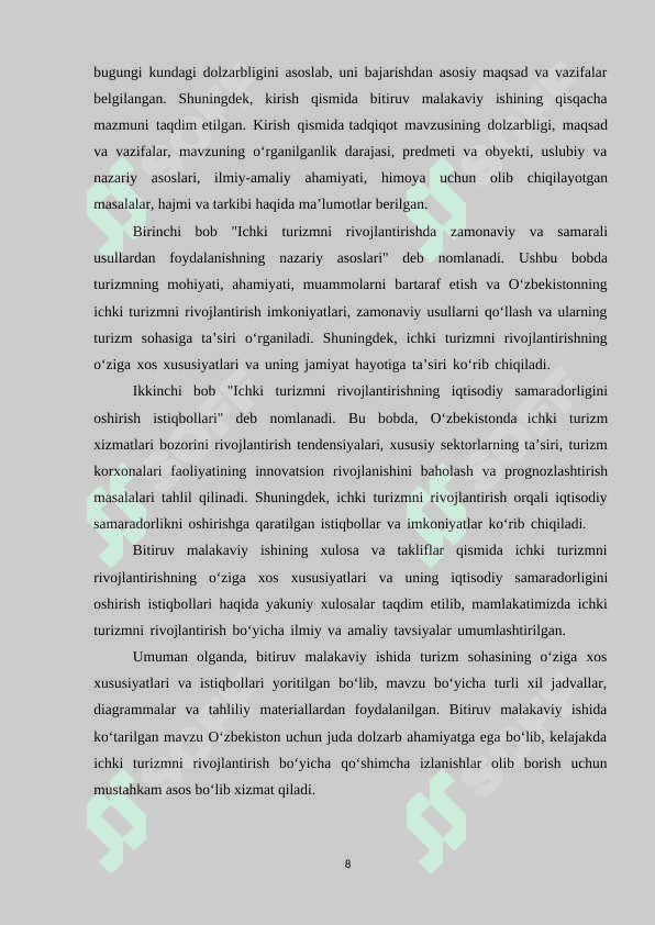 ICHKI TURIZMNI TARG’IB QILISHNING ZAMONAVIY VA SAMARALI USULLARI 8