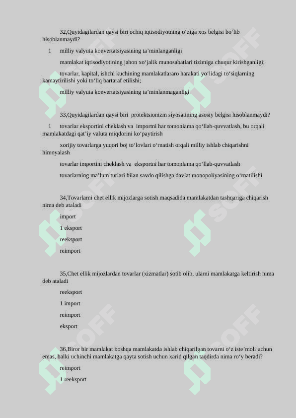 test 2025 dinamik  makroiqtisodiyot 7