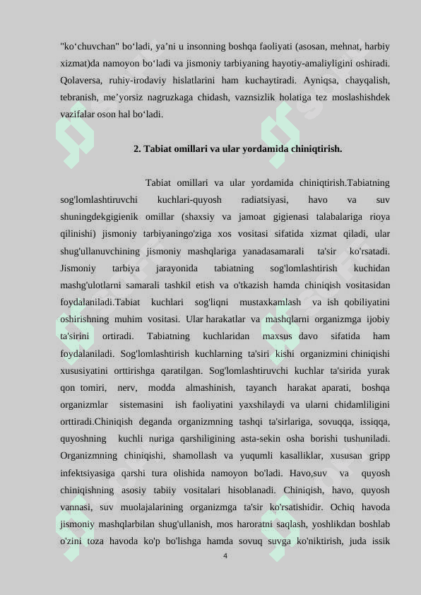 Jismoniy tarbiya vositalari 4