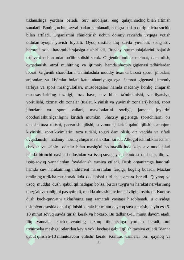 Jismoniy tarbiya vositalari 8