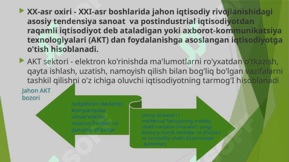“Raqamli iqtisodiyot” faniga kirish. Raqamli iqtisodiyot va uning asosiy tarkibiy qismlari. 3