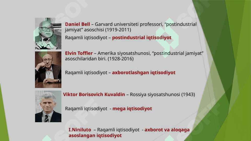 “Raqamli iqtisodiyot” faniga kirish. Raqamli iqtisodiyot va uning asosiy tarkibiy qismlari. 7