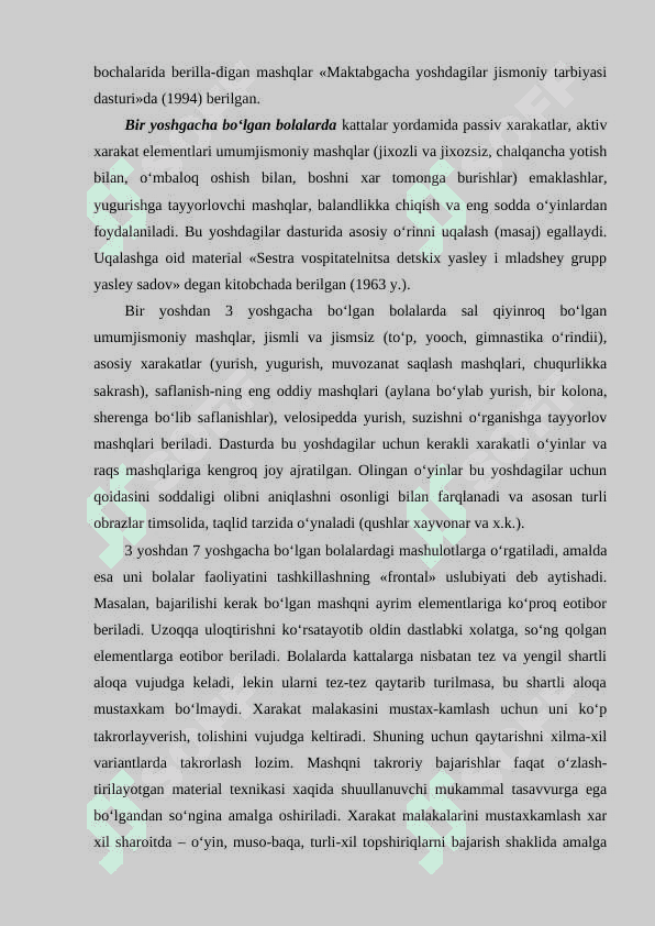 Boshlang’ich sinflarda jismoniy tarbiyasi tashkil qilish usullari 7