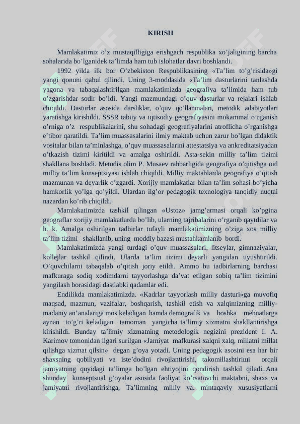 MAKTAB GEOGRAFIYA KURSLARINING AHAMIYATI VA MAZMUNI 2