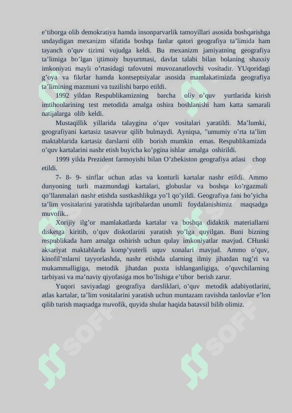 MAKTAB GEOGRAFIYA KURSLARINING AHAMIYATI VA MAZMUNI 3