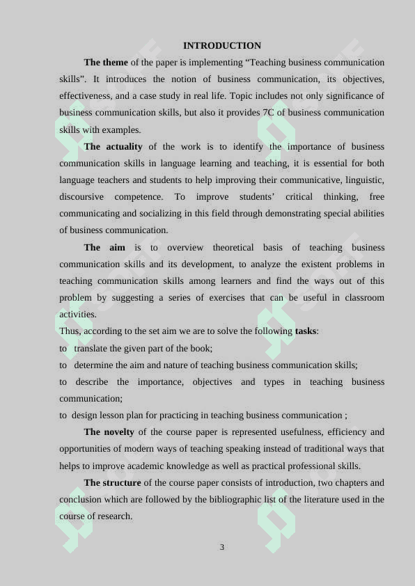 Teaching business communication skills 3