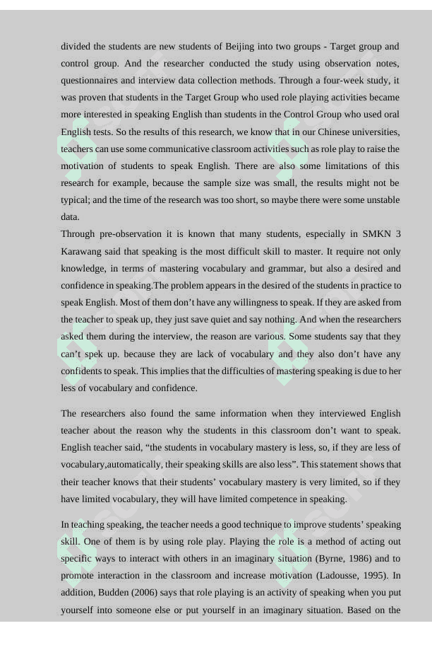 :  How to use role  play in English classes to improve student's speaking skills 4