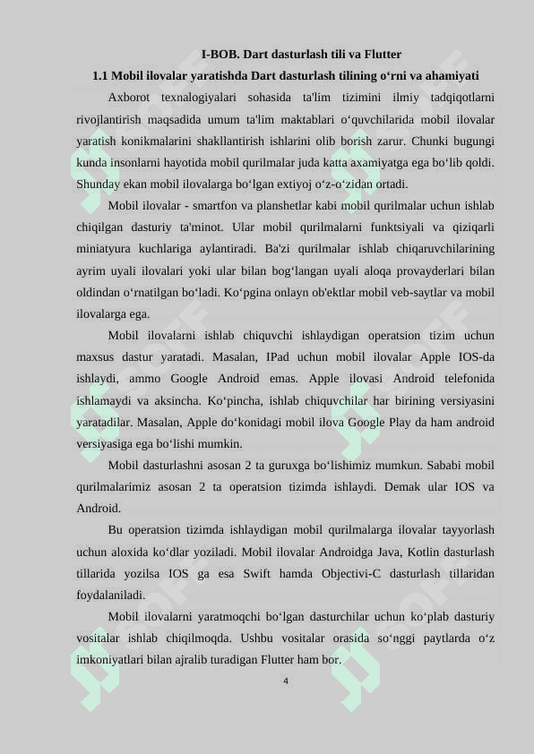 Flutterda inglizcha – o’zbekcha lug‘at dasturini yaratish 4