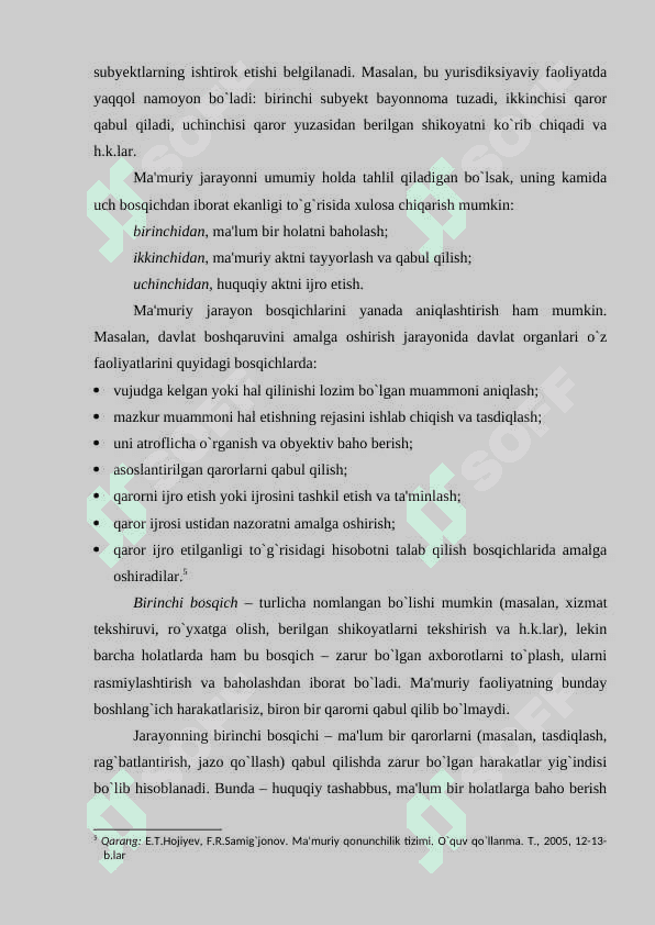 Ma’muriy jarayon va ma’muriy prodsedura 7