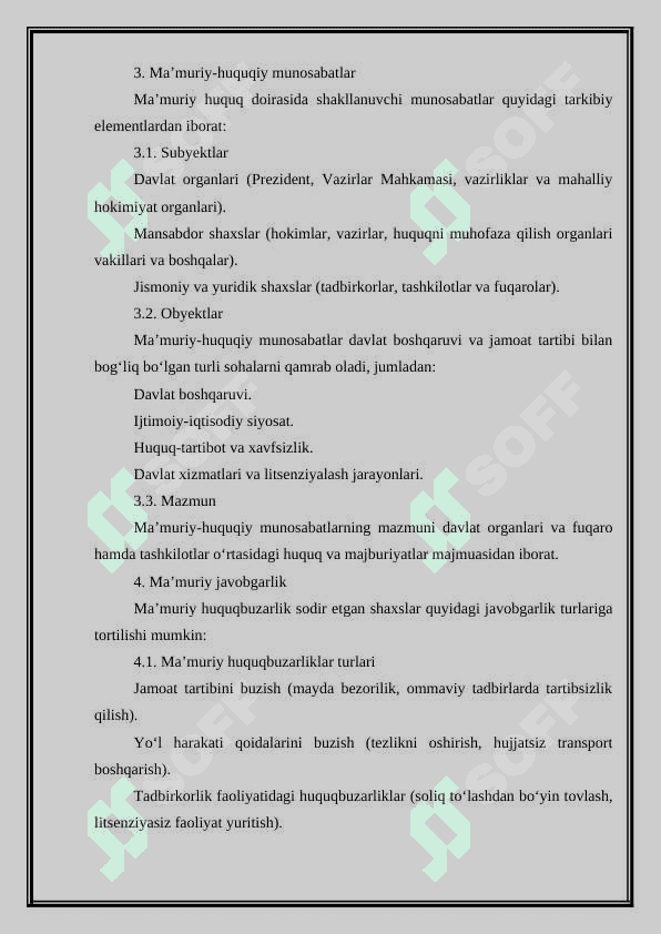 Umumiy ma’muriy huquqga kirish 4
