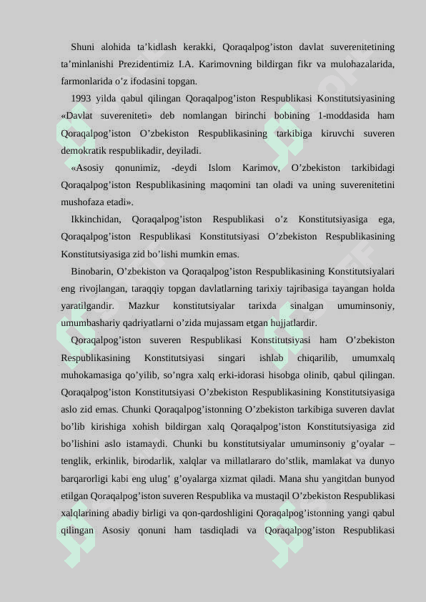 O’zbekiston Respublikasida davlat shaklining o’ziga xos xususiyatlari 8
