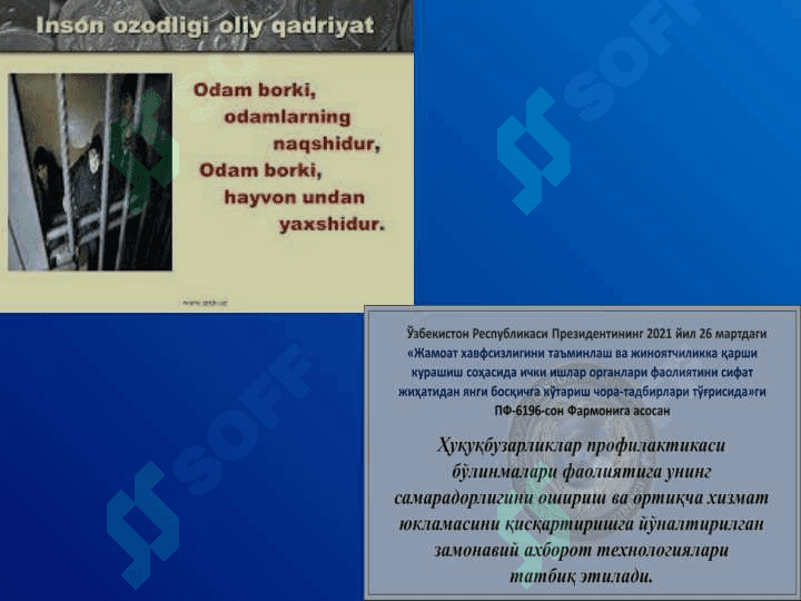 VOYAGA YETMAGANLAR O‘RTASIDA  JINOYATCHILIKNING OLDINI OLISH 6
