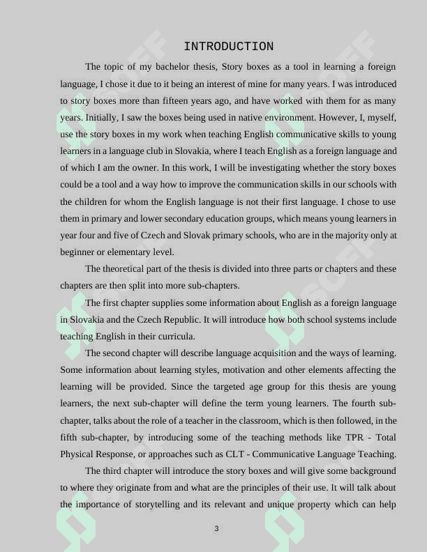 USING STORY BOXES IN LANGUAGE TEACHING 3