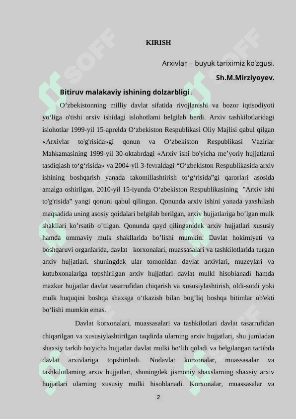 TURKISTON ASSRDA ARXIV ISHINING TASHKIL ETILISHI 2