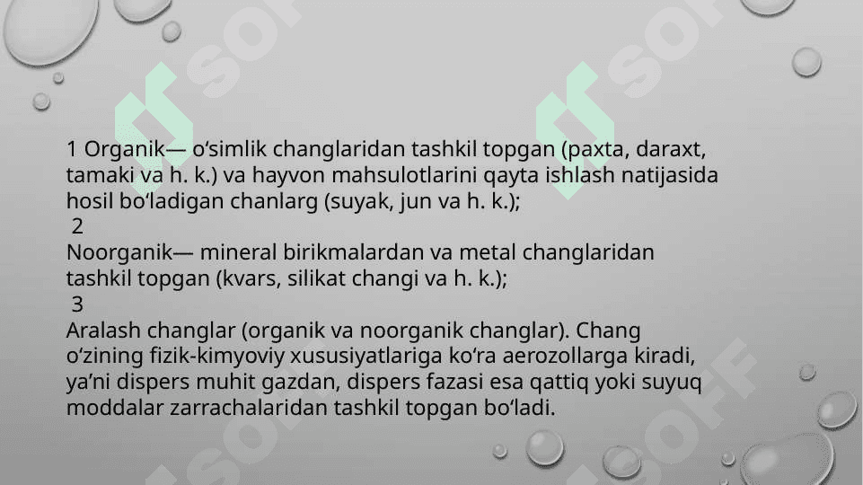 Sanoat changlari va changga doir patologiyalar 8