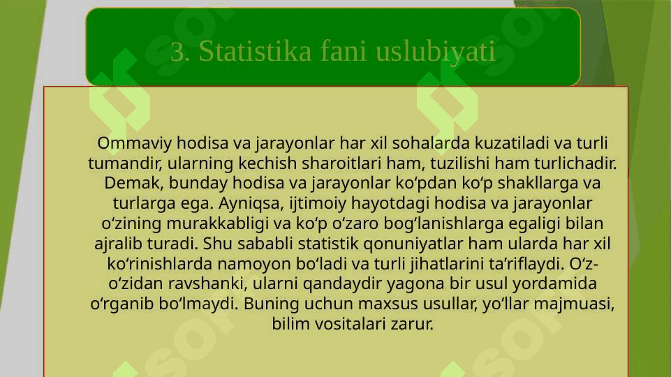 STATISTIKA FANIGA KIRISH 8